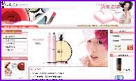 網頁設計 美容化妝類展示